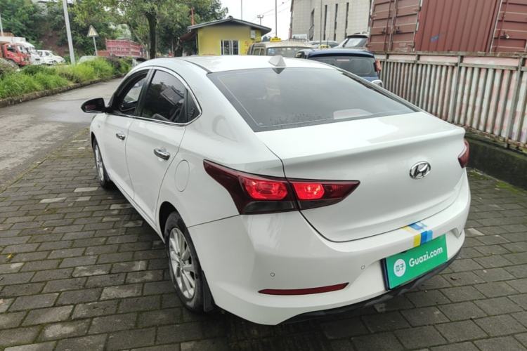 Used Hyundai Verna (new generation) 2016 1.4L Manual Cool Edition GLS Rear Left 45 Deg