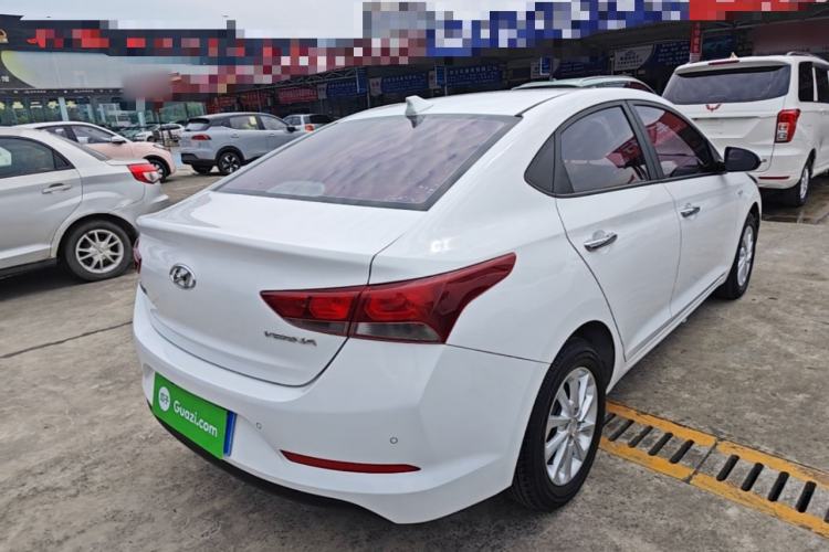 Used Hyundai Verna (new generation) 2016 1.4L Manual Cool Edition GLS Rear Right 45 Deg