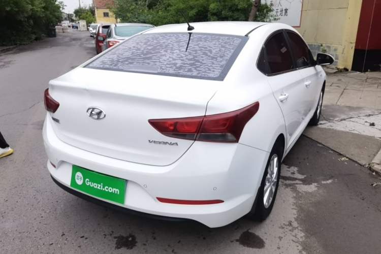 Used Hyundai Verna (new generation) 2016 1.4L Automatic Cool Edition GLS Rear Right 45 Deg