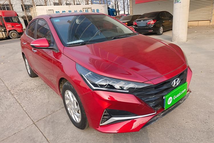 Used Hyundai Verna (new generation) 2020 1.4L CVT GLS Cool Edition Front Right 45 Deg