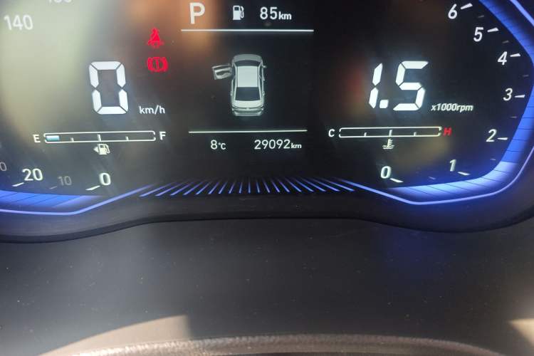 Used Hyundai Verna (new generation) 2020 1.4L CVT GLS Cool Edition Odometer Close Up