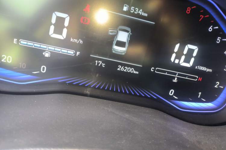Used Hyundai Verna (new generation) 2020 1.4L Manual GLS Cool Edition Odometer Close Up