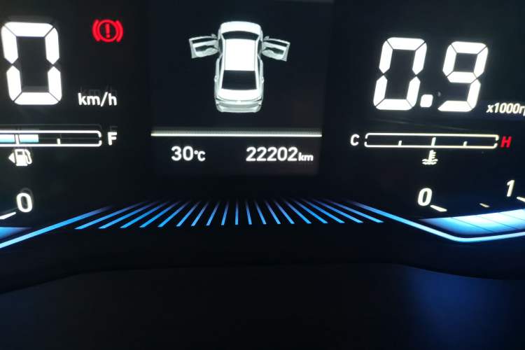 Used Hyundai Verna (new generation) 2020 1.4L Manual GLS Cool Edition Odometer Close Up
