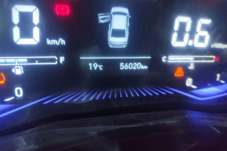 Used Hyundai Verna (new generation) 2020 1.4L Manual GLS Cool Edition Odometer Close Up