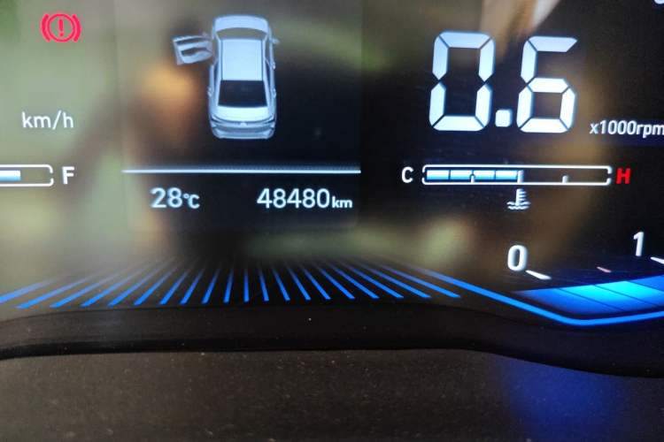 Used Hyundai Verna (new generation) 2020 1.4L CVT GLS Cool Edition Odometer Close Up