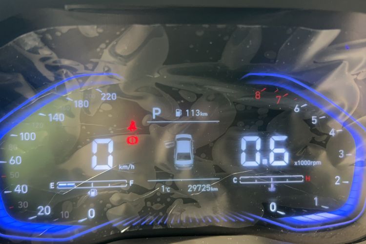 Used Hyundai Verna (new generation) 2020 1.4L CVT GLS Cool Edition Odometer Close Up