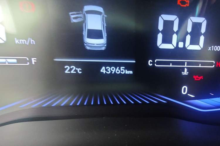 Used Hyundai Verna (new generation) 2020 1.4L CVT GLS Cool Edition Odometer Close Up