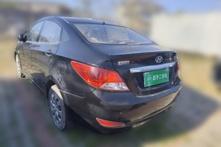Used Hyundai Verna (older generation) 2010 Sedan 1.4L Manual Comfort GS Rear Left 45 Deg