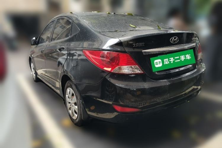 Used Hyundai Verna (older generation) 2010 Sedan 1.4L Manual Comfort GS Rear Left 45 Deg