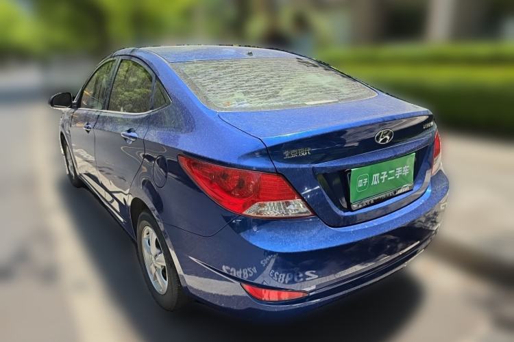 Used Hyundai Verna (older generation) 2010 Sedan 1.4L Automatic Fashionable GT Model Rear Left 45 Deg