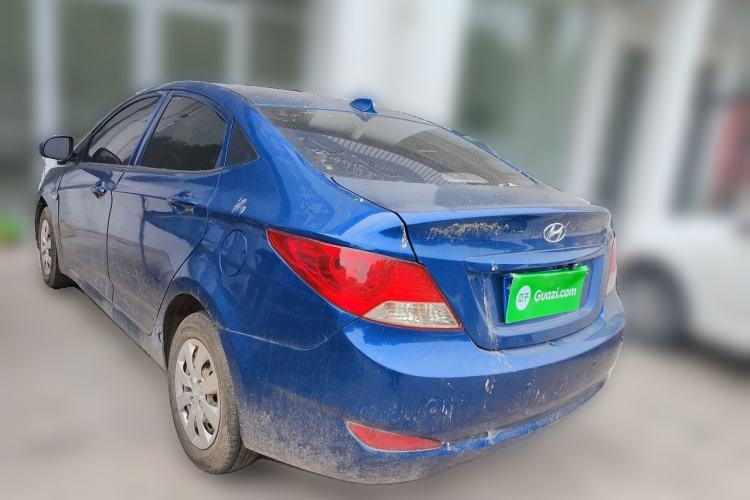 Used Hyundai Verna (older generation) 2010 Sedan 1.4L Manual Standard GL Model Rear Left 45 Deg
