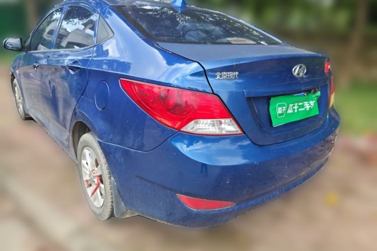 Used Hyundai Verna (older generation) 2010 Sedan 1.4L Automatic Comfort Model GS Rear Left 45 Deg