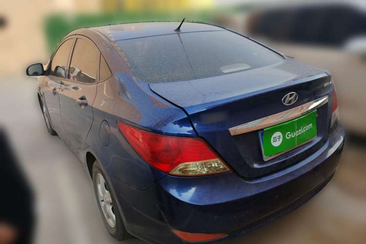 Used Hyundai Verna (older generation) 2010 Sedan 1.4L Automatic Fashionable GT Model Rear Left 45 Deg