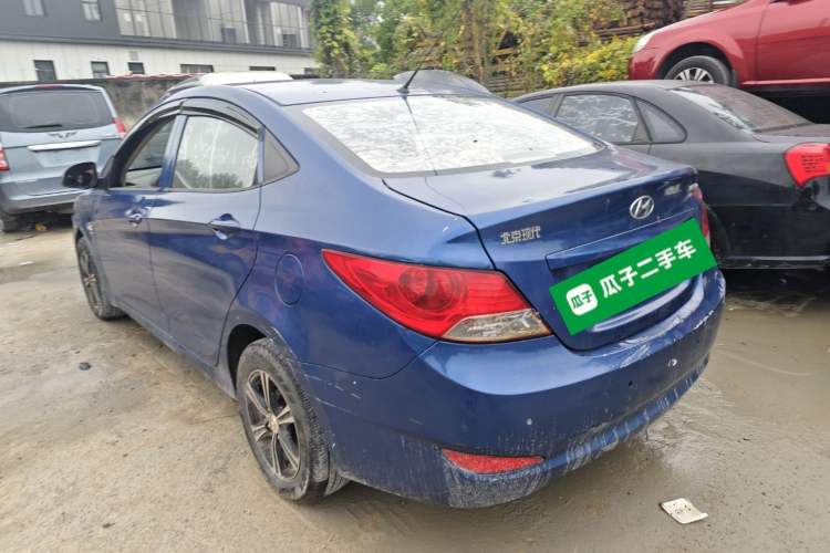 Used Hyundai Verna (older generation) 2010 Sedan 1.4L Manual Standard GL Model Rear Left 45 Deg