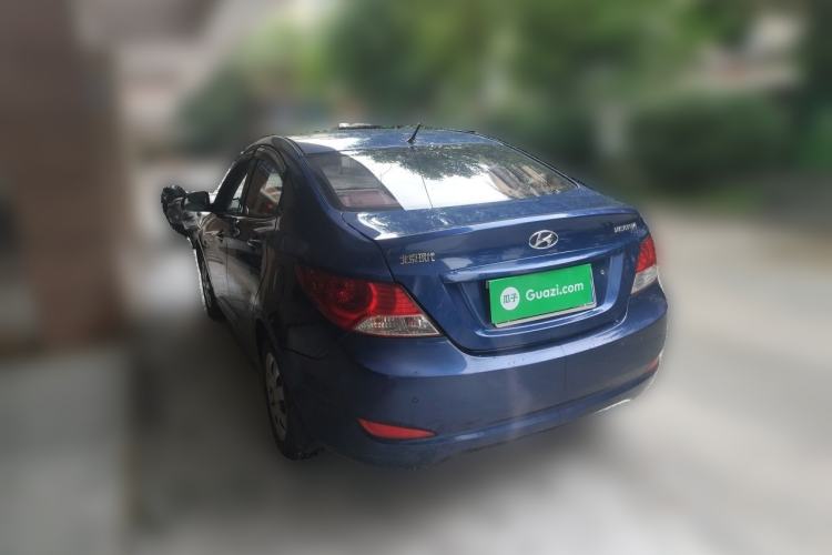 Used Hyundai Verna (older generation) 2010 Sedan 1.4L Automatic Comfort Model GS Rear Left 45 Deg