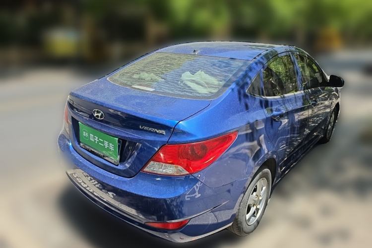 Used Hyundai Verna (older generation) 2010 Sedan 1.4L Automatic Fashionable GT Model Rear Right 45 Deg