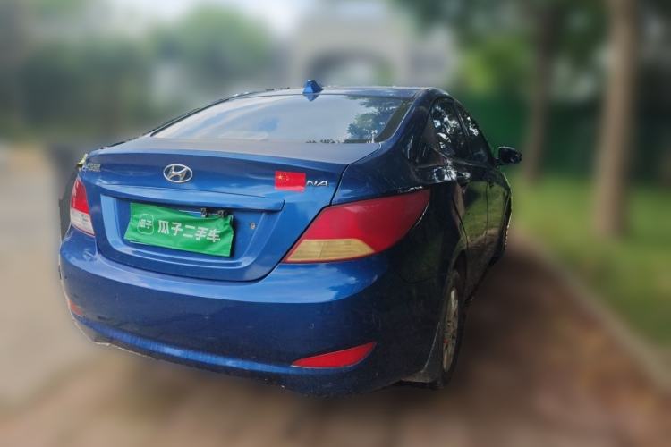 Used Hyundai Verna (older generation) 2010 Sedan 1.4L Automatic Comfort Model GS Rear Right 45 Deg