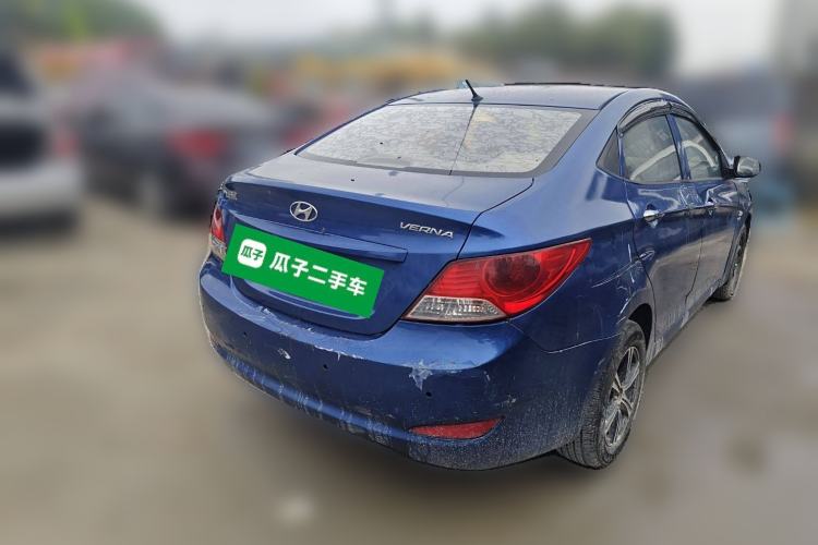 Used Hyundai Verna (older generation) 2010 Sedan 1.4L Manual Standard GL Model Rear Right 45 Deg