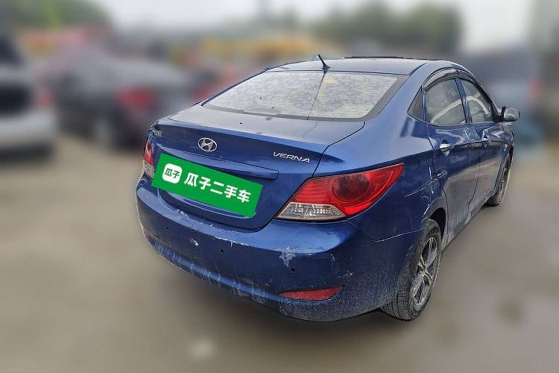 Used Hyundai Verna (older generation) 2010 Sedan 1.4L Manual Standard GL Model Rear Right 45 Deg