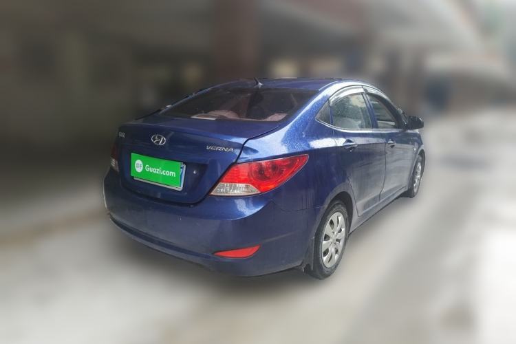 Used Hyundai Verna (older generation) 2010 Sedan 1.4L Automatic Comfort Model GS Rear Right 45 Deg