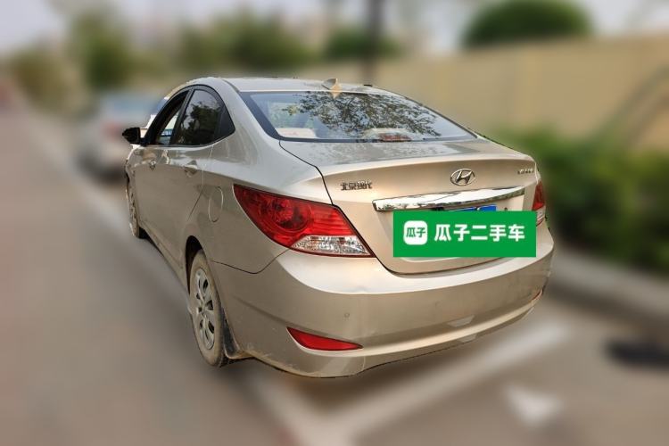 Used Hyundai Verna (older generation) 2010 Sedan 1.4L Automatic Comfort Model GS Rear Left 45 Deg