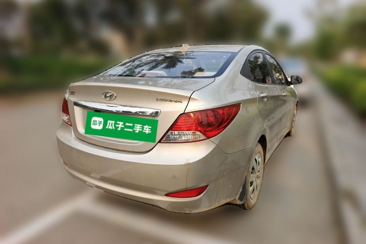 Used Hyundai Verna (older generation) 2010 Sedan 1.4L Automatic Comfort Model GS Rear Right 45 Deg