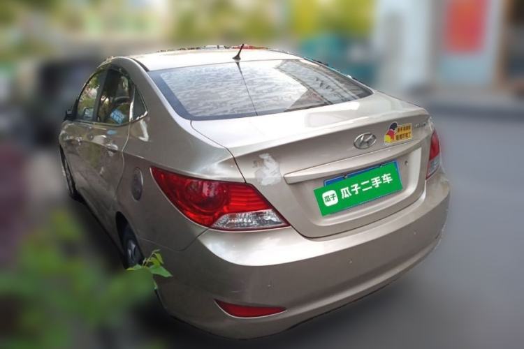 Used Hyundai Verna (older generation) 2010 Sedan 1.4L Automatic Fashionable GT Model Rear Left 45 Deg