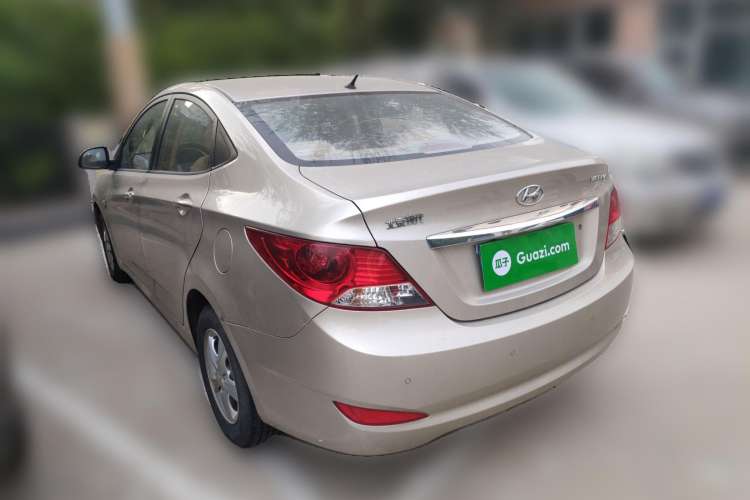 Used Hyundai Verna (older generation) 2010 Sedan 1.4L Automatic Fashionable GT Model Rear Left 45 Deg