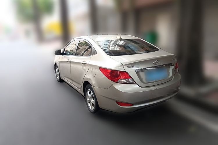 Used Hyundai Verna (older generation) 2010 Sedan 1.4L Automatic Fashionable GT Model Rear Left 45 Deg
