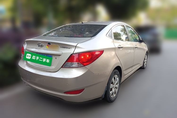 Used Hyundai Verna (older generation) 2010 Sedan 1.4L Automatic Fashionable GT Model Rear Right 45 Deg