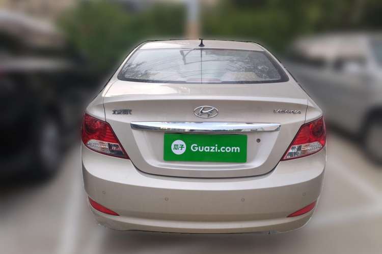 Used Hyundai Verna (older generation) 2010 Sedan 1.4L Automatic Fashionable GT Model Rear