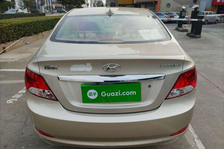 Used Hyundai Verna (older generation) 2010 Sedan 1.4L Manual Comfort GS Rear