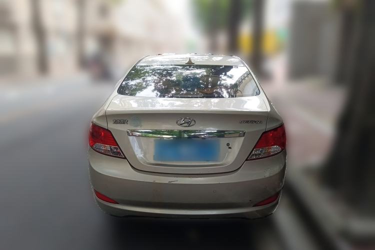 Used Hyundai Verna (older generation) 2010 Sedan 1.4L Automatic Fashionable GT Model Rear