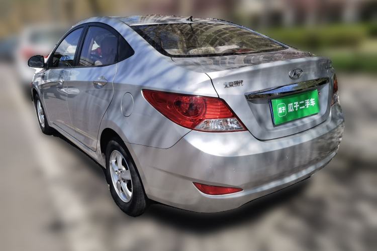 Used Hyundai Verna (older generation) 2010 Sedan 1.4L Automatic Fashionable GT Model Rear Left 45 Deg