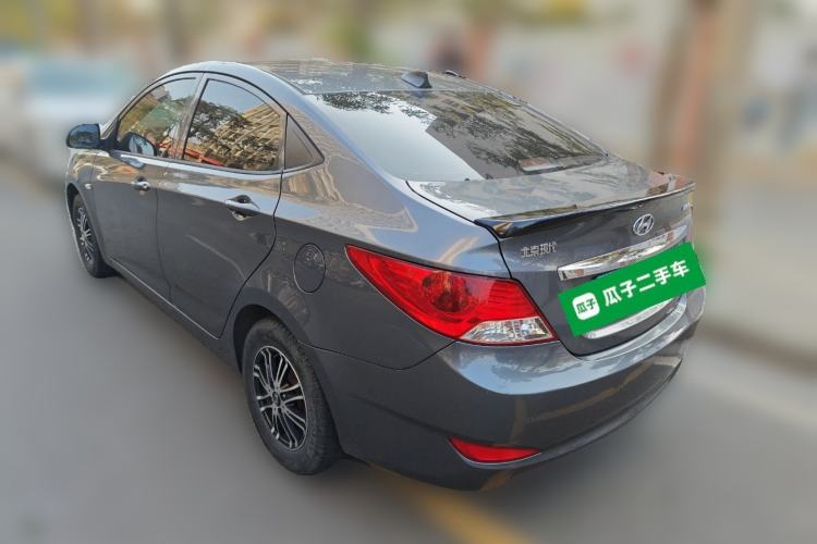 Used Hyundai Verna (older generation) 2010 Sedan 1.4L Automatic Comfort Model GS Rear Left 45 Deg