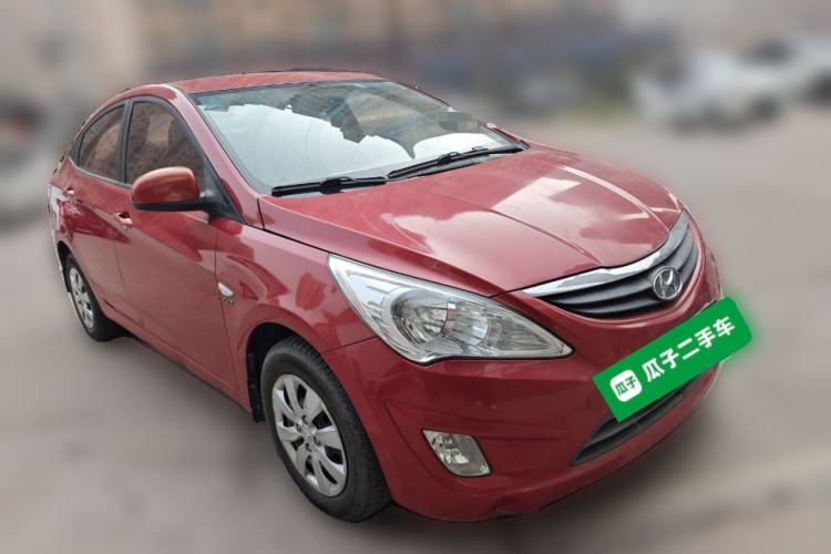 Used Hyundai Verna (older generation) 2010 Sedan 1.4L Automatic Comfort Model GS Front Right 45 Deg