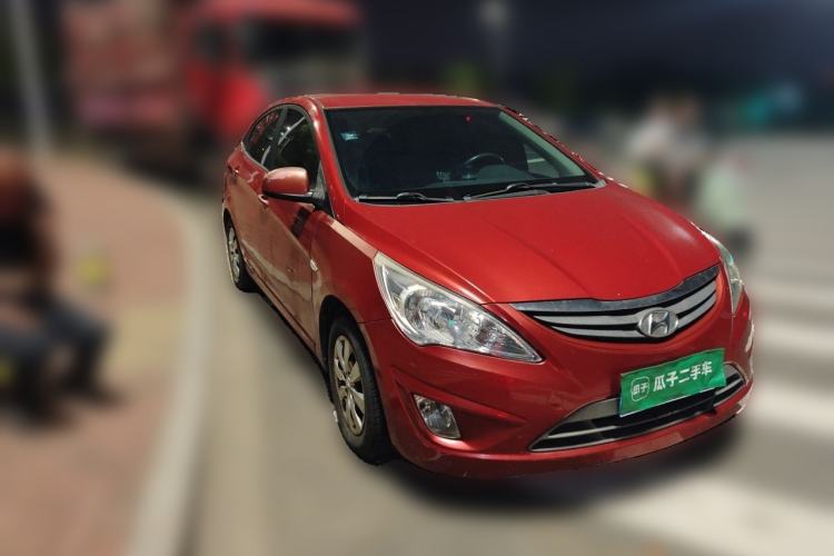 Used Hyundai Verna (older generation) 2010 Sedan 1.4L Automatic Comfort Model GS Front Right 45 Deg