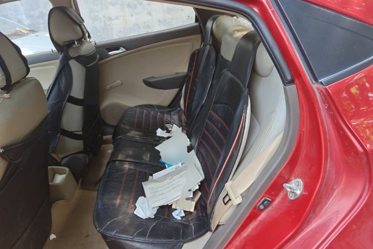 Used Hyundai Verna (older generation) 2010 Sedan 1.4L Manual Standard GL Model Left Rear Seat
