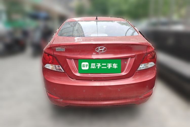 Used Hyundai Verna (older generation) 2010 Sedan 1.4L Automatic BLUE Model Rear