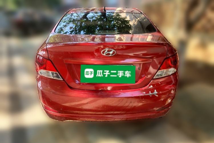 Used Hyundai Verna (older generation) 2010 Sedan 1.4L Automatic Comfort Model GS Rear
