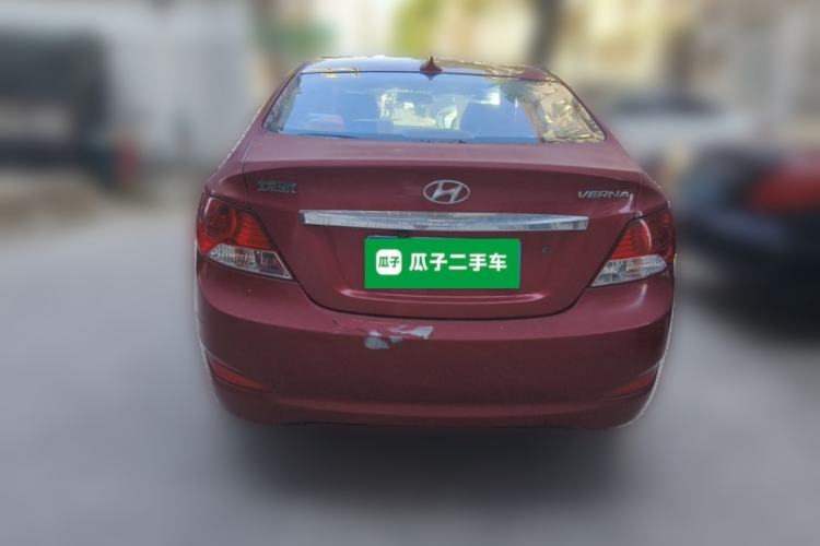 Used Hyundai Verna (older generation) 2010 Sedan 1.4L Automatic Fashionable GT Model Rear