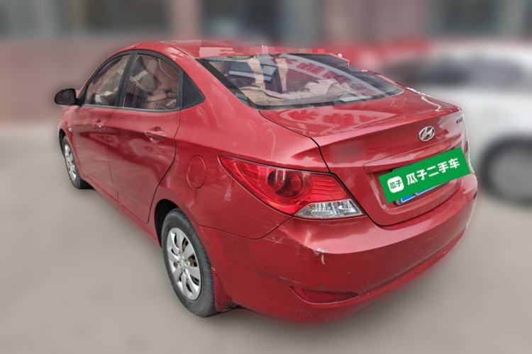 Used Hyundai Verna (older generation) 2010 Sedan 1.4L Automatic Comfort Model GS Rear Left 45 Deg