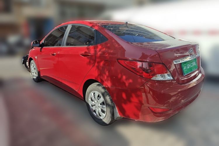 Used Hyundai Verna (older generation) 2010 Sedan 1.4L Manual Comfort GS Rear Left 45 Deg