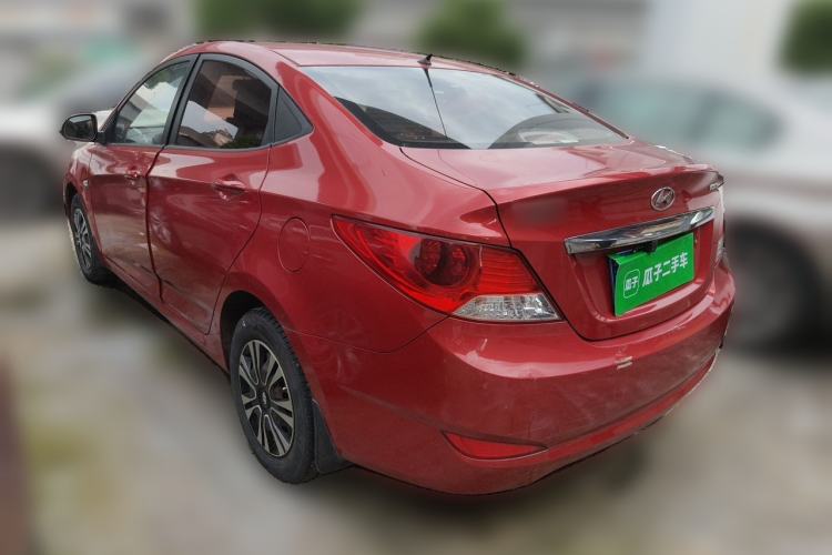 Used Hyundai Verna (older generation) 2010 Sedan 1.4L Manual Comfort GS Rear Left 45 Deg