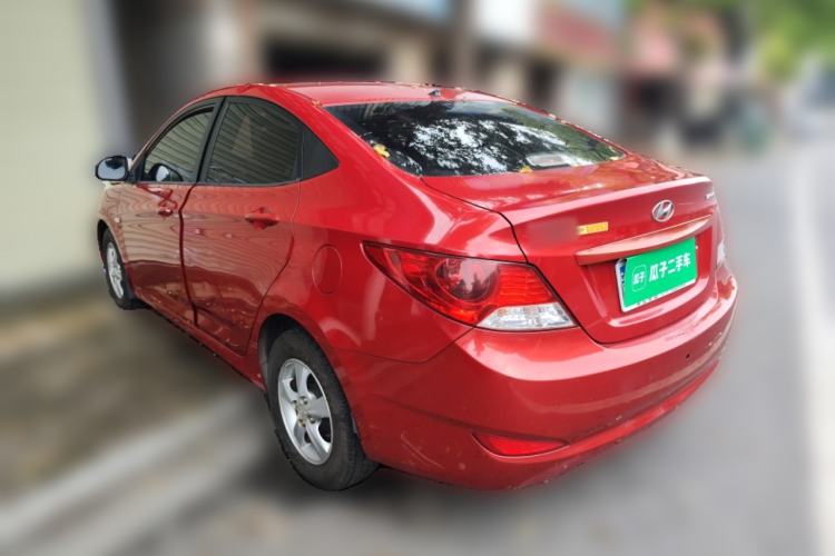 Used Hyundai Verna (older generation) 2010 Sedan 1.4L Automatic Fashionable GT Model Rear Left 45 Deg