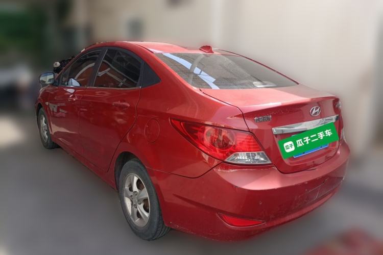 Used Hyundai Verna (older generation) 2010 Sedan 1.4L Automatic Fashionable GT Model Rear Left 45 Deg