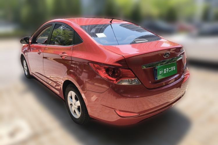 Used Hyundai Verna (older generation) 2010 Sedan 1.4L Automatic Fashionable GT Model Rear Left 45 Deg