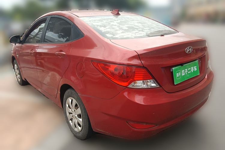 Used Hyundai Verna (older generation) 2010 Sedan 1.4L Manual Comfort GS Rear Left 45 Deg
