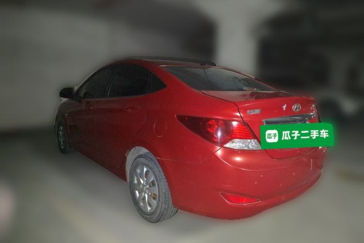 Used Hyundai Verna (older generation) 2010 Sedan 1.4L Automatic Comfort Model GS Rear Left 45 Deg