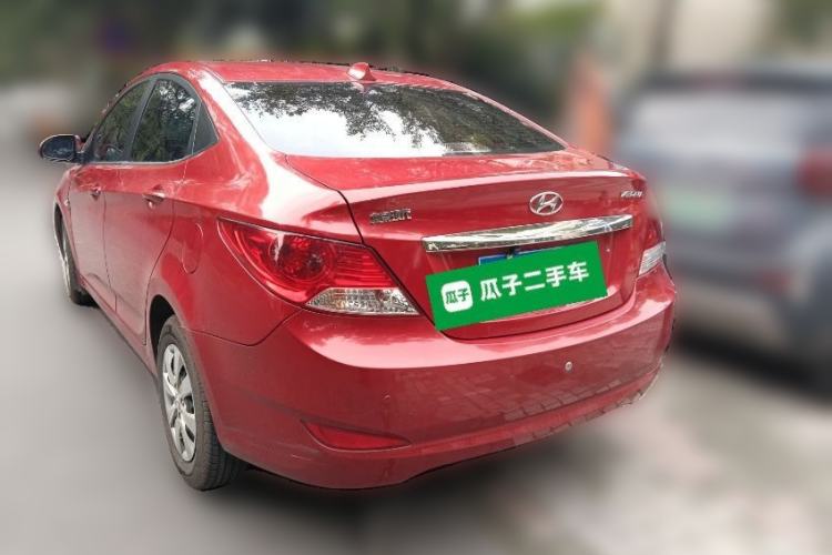 Used Hyundai Verna (older generation) 2010 Sedan 1.4L Automatic Comfort Model GS Rear Left 45 Deg